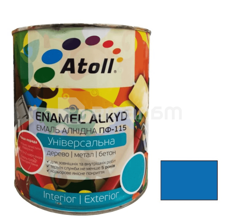 ემალი Atoll ПФ-115 2.6 კგ ლურჯი