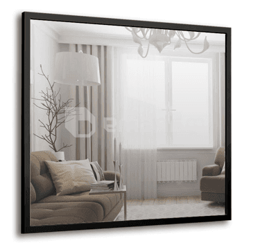 სარკე Silver Mirrors Harlem 600x600 მმ  ლითონის ჩარჩოთი