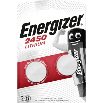 ელემენტი ლითიუმის Energizer CR2450 2ც