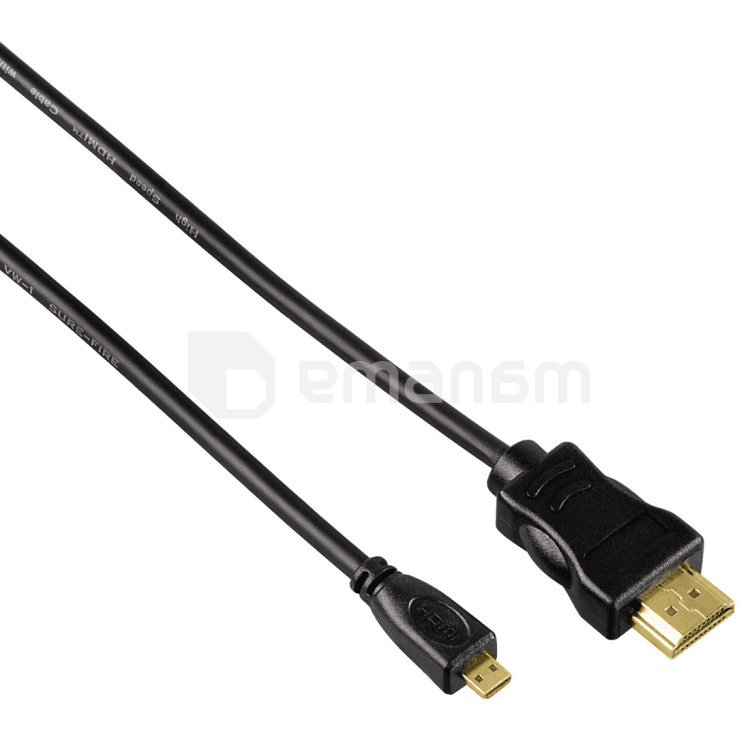 კაბელი HDMI Hama შავი 2 მ 78470