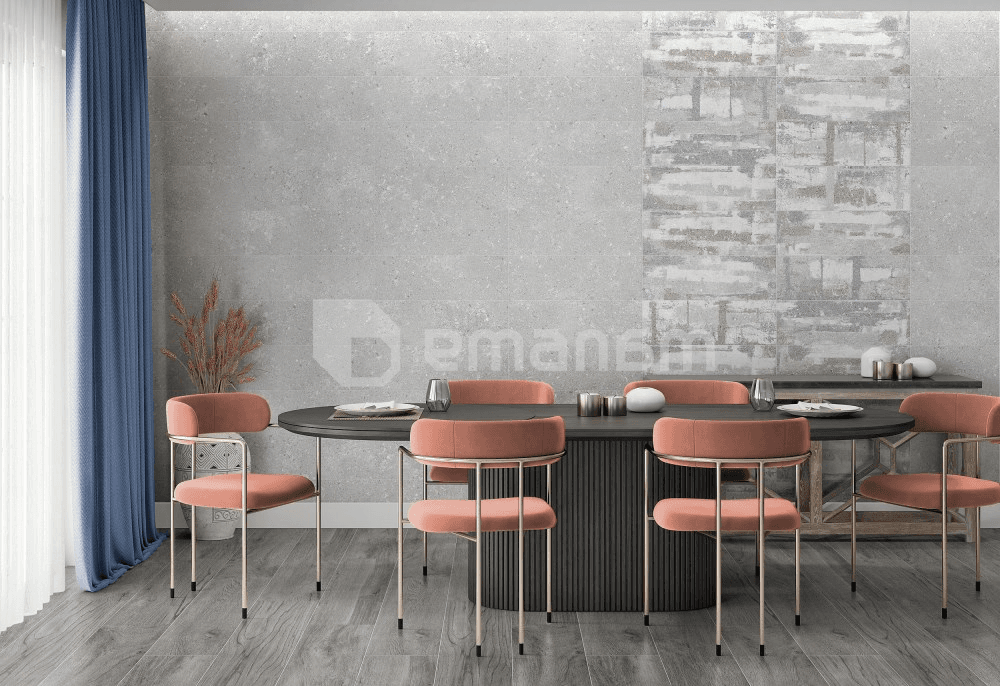 კაფელი Super Ceramica ONE GREY RVTO PR 20X60სმ