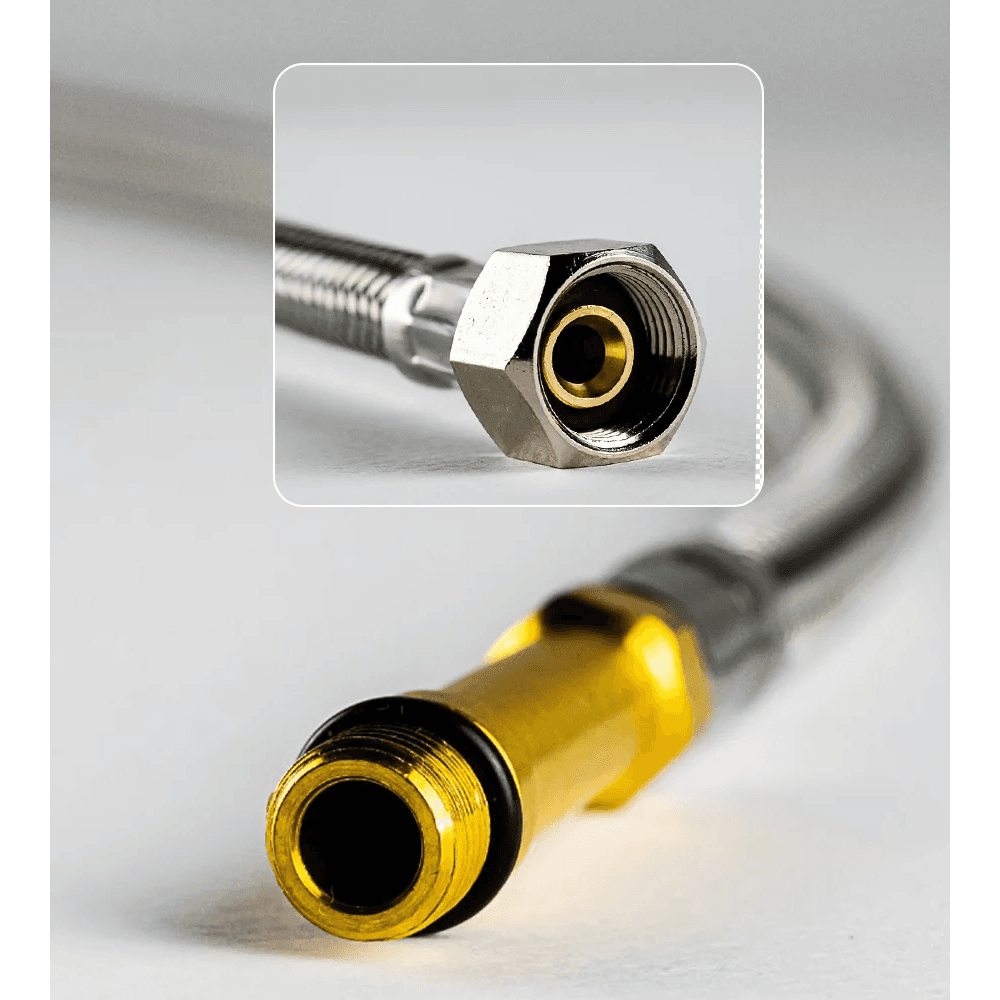 უჟანგავი ფოლადის მილი ონკანისთვის MRG X2041I7G M10x1 mm 45 x F1/2 80 სმ
