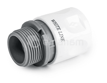 კონექტორი გარე ხრახნი 3/4" Bradas White Line Standard WL-2121