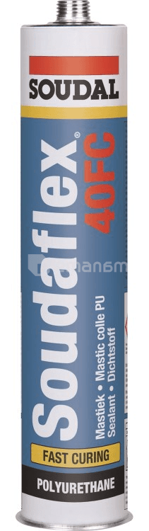 წებო-ჰერმეტიკი პოლიურეთანის Soudal Soudaflex 40 FC 290 მლ შავი