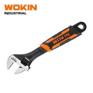 ქანჩის გასაღები Wokin 150238, 8", Adjustable Wrench, Black