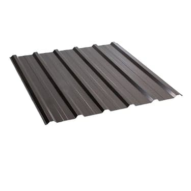 პროფილირებული ფერადი თუნუქის სახურავი 0.45X1140 პრიალა RAL 8019 (სამხრეთ კორეა)  NOVA