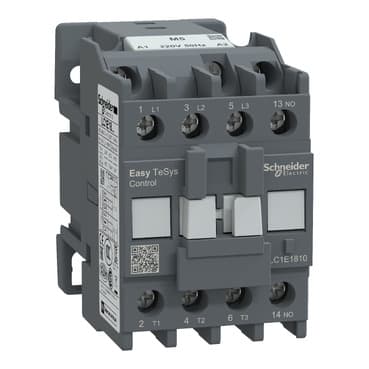 ძალოვანი კონტაქტორი, 3NO, 18A, 220VAC, Easypact TVS,