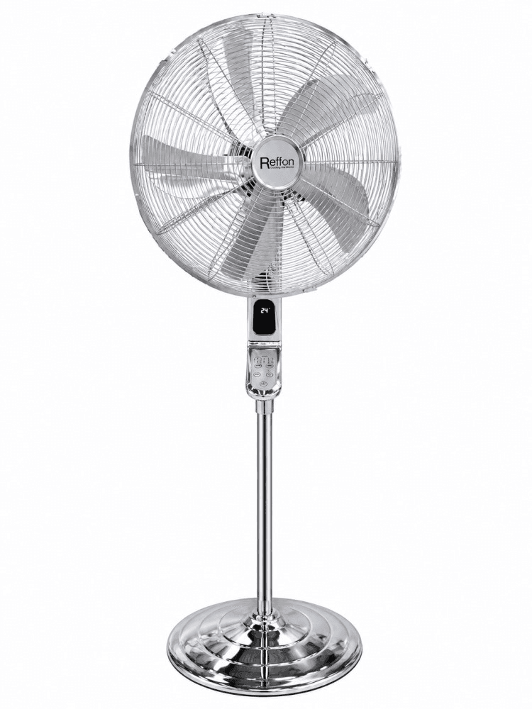 ვენტილატორი Reffon PS-40RM3-BCR-Cr 50W ქრომი პულტით