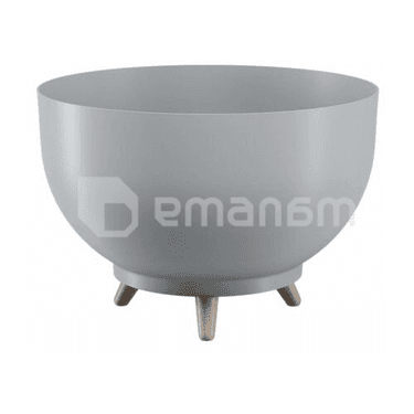 საყვავილე ქოთანი ფეხებით FORM PLASTIC Bowl Satina 30 პლატინა