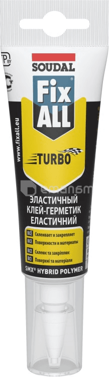 წებო-ჰერმეტიკი ჰიბრიდული Soudal Fix All Turbo 125 მლ