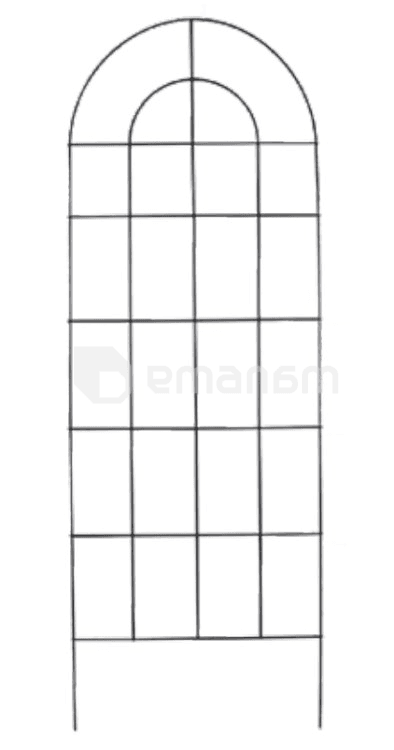 მცოცავი ყვავილების საყრდენი Metallurgica Buzzi Framework type A 60xh175 სმ