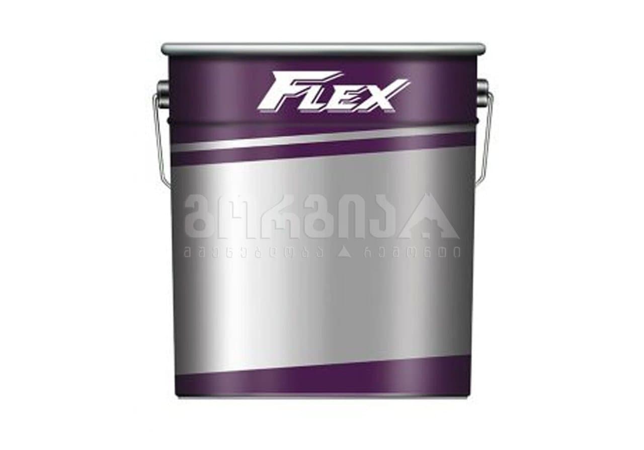 საღებავი ხისა და მეტალისთვის ნახ. გლუვი FLEX-9103 შავი 17 კგ