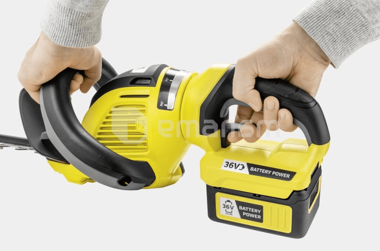 ბუჩქის საკრეჭი აკუმულატორის Karcher HGE 36-60 36V