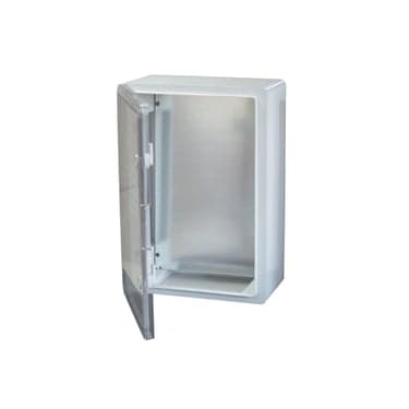 პლასტმასის კარადა გამჭვირვალე 400x500x180 ABS - AY-KA