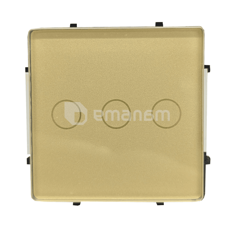 ჩამრთველი ჩარჩოს გარეშე სენსორი Socket Elegant Wireless Wi-Fi 3 ოქროსფერი