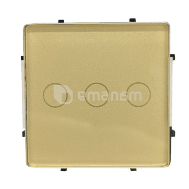 ჩამრთველი ჩარჩოს გარეშე სენსორი Socket Elegant Wireless Wi-Fi 3 ოქროსფერი