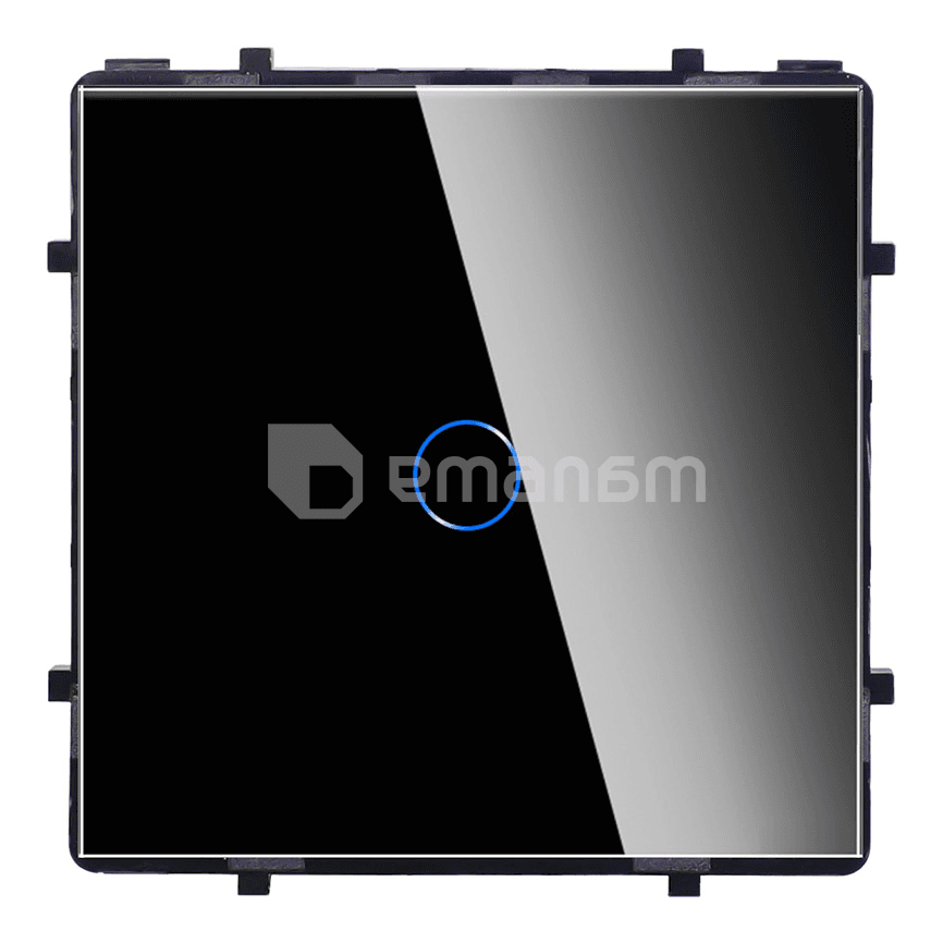 ჩამრთველი ჩარჩოს გარეშე სენსორით Socket Elegant Wireless Wi-Fi 1 შავი