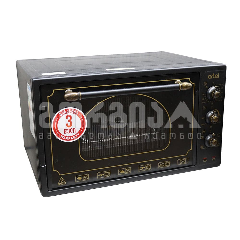 ელექტრო ღუმელი MD 3618 L Retro Black ARTEL