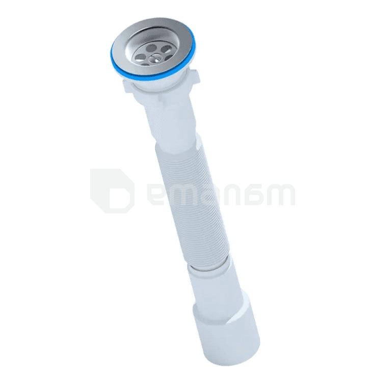 სიფონი გოფრირებული გაგრძეძელბა ANI PLAST 1 1/2"*40-50 G116EU
