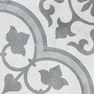 კერამოგრანიტი Mercury Cuban Silver Ornate 22,3X22,3სმ