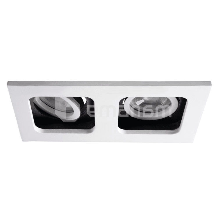 წერტილოვანი სანათი KANLUX REUL 2xDTL W/B GX5.3/GU10 2x MAX 10W