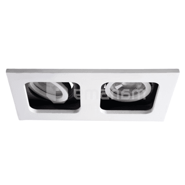 წერტილოვანი სანათი KANLUX REUL 2xDTL W/B GX5.3/GU10 2x MAX 10W