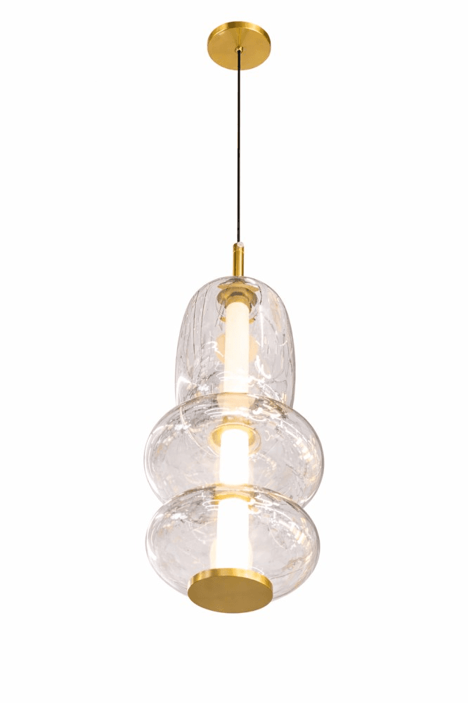 ჭაღი LED 3000K შუშა 12170/1 BK
