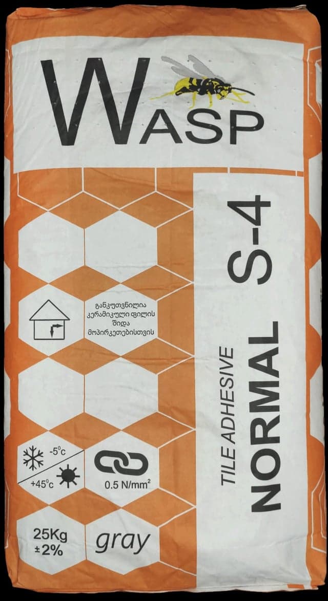 წებო ცემენტი Wasp S4 normal
