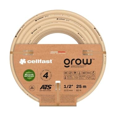 სარწყავი მილი ოთხშრიანი GROW 3/4" 15 m