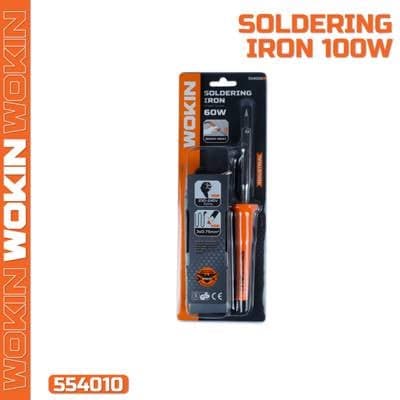 ელექტრო სარჩილავი Wokin 554010, 100W, Soldering Iron, Black/Orange