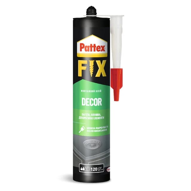 სამონტაჟო წებო Henkel PATTEX Fix Decor 380 გ