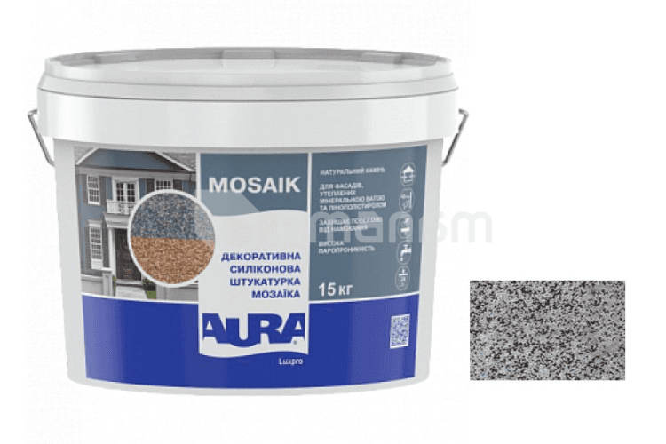 ბათქაში დეკორატიული Aura Luxpro Mosaik M15 (1,5 მმ) В222 15კგ