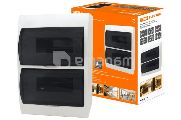 კოლოფი გარე მონტაჟისთვის TDM 270x459x105