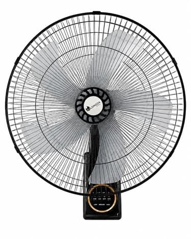 ვენტილატორი კედლის BRILLOP 50W პულტით შავი