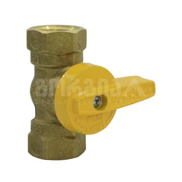 R602Y013 ბურთულა ვენტილი ყვით 1/2