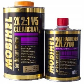 1L HS ლაქი უკაწრავი MOBIHEL 2:1 CLEARCOAT V5 ANTI SCRATCH (7700)