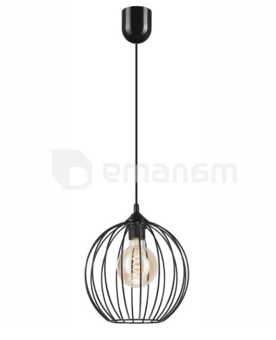 საკიდი Lamkur ZOYA 1 Е27 შავი 45160