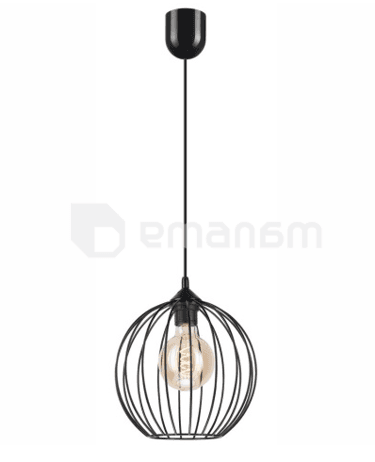 საკიდი Lamkur ZOYA 1 Е27 შავი 45160