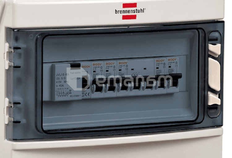 გამანაწილებელი Brennenstuhl 7 2м 5 4mm2 16 32A BSV IP44 021