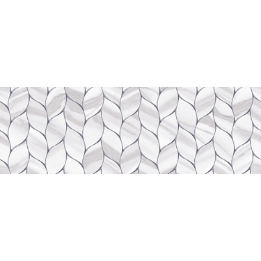 კერამიკული ფილა 30X90 სმ KARIS BIANCO LEAF DECOFON REC-1