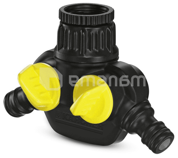 გამანაწილებელი 2 არხიანი Karcher 2.645-199.0 G3/4-G1/2