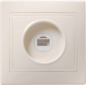 როზეტი IEK EKK10-K33-DM PC კრემისფერი