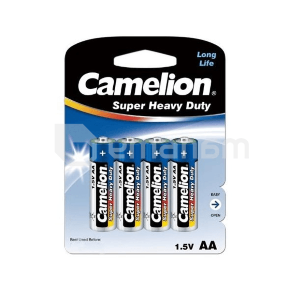 ელემენტი Camelion Super Heavy Duty AA მარილოვანი 4 ც