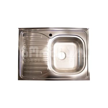 სამზარეულოს ნიჟარა დაფით 8060-L  600*800*140*0.5მმ  AS30