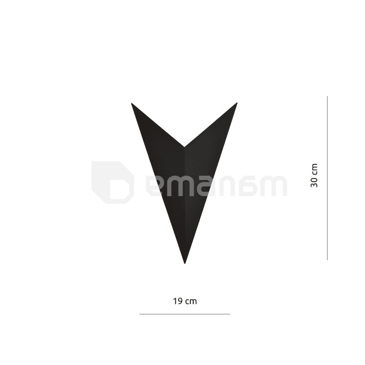 ბრა EMIBIG FORM 4 G9 1x MAX 20W შავი
