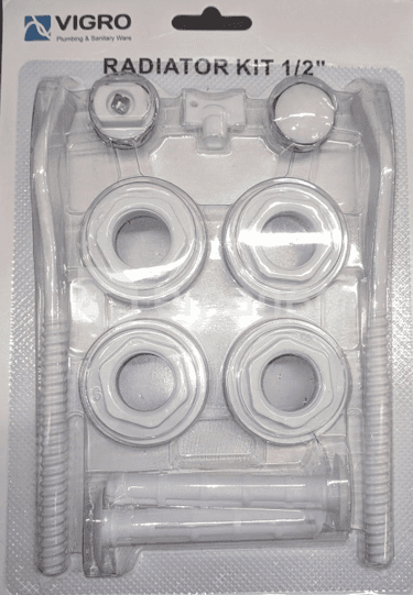 რადიატორის კომპლექტი  VIRGO SD 1"X1/2"(9*170) XF73852A