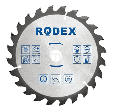 სახერხი დისკი ხისთვის Rodex RTS36125 36T 125 მმ