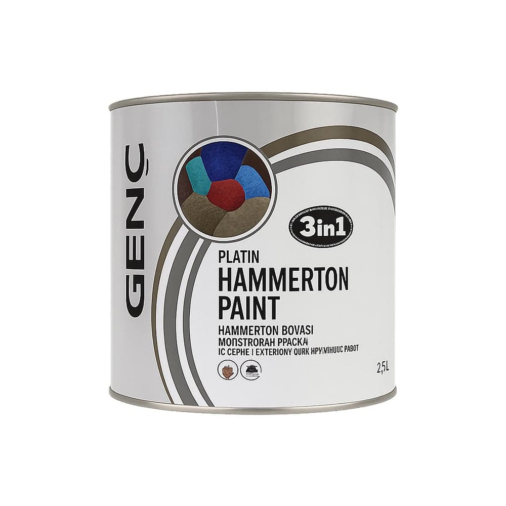 საღებავი მეტალის Hammerton 0,7ლტ-7501 (ვერცხლისფერი)