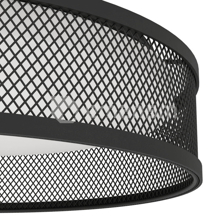 ჭერის სანათი EGLO 900795 20W 3000K Ø385 LUPPINERIA შავი