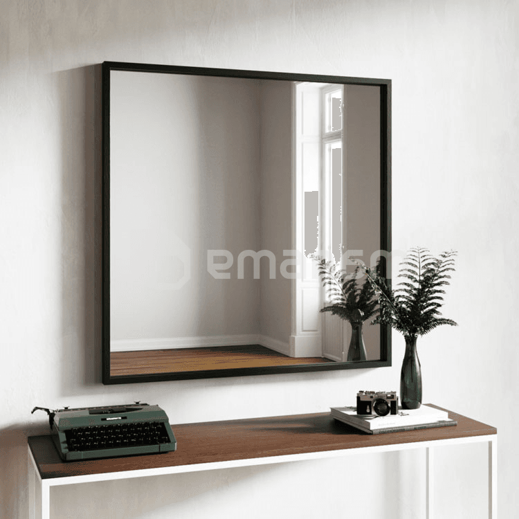 სარკე Silver Mirrors Harlem 600x600 მმ  ლითონის ჩარჩოთი